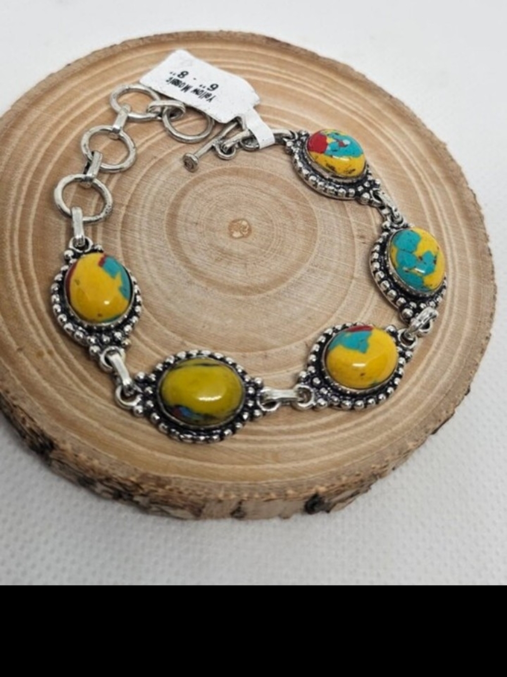 Native AMERICAN / SOUTHWESTERN STYLE TURQUOISE BRACELET NWT